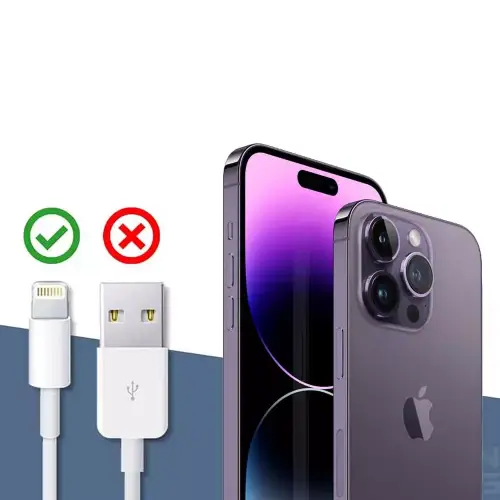 راهنمای خرید شارژر آیفون 14 پرومکس 30 تشخیص کابل شارژ اصلی آیفون 14 پرومکس از فیک