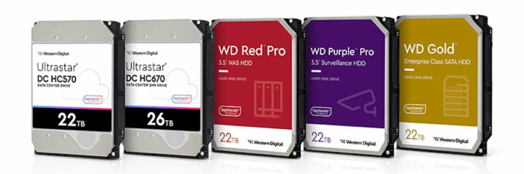 1700338246 481 وسترن دیجیتال درایوهای 24 ترابایتی CMR و 28 ترابایتی SMR