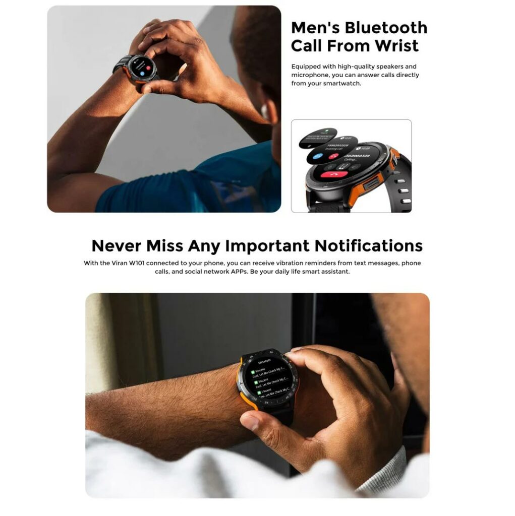 ساعت هوشمند Fossibot W101 با قابلیت تشخیص سختی خون معارفه شد 7 1703572859 58 ساعت هوشمند Fossibot W101 با قابلیت تشخیص سختی خون معارفه