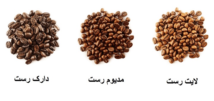 انواع رست قهوه