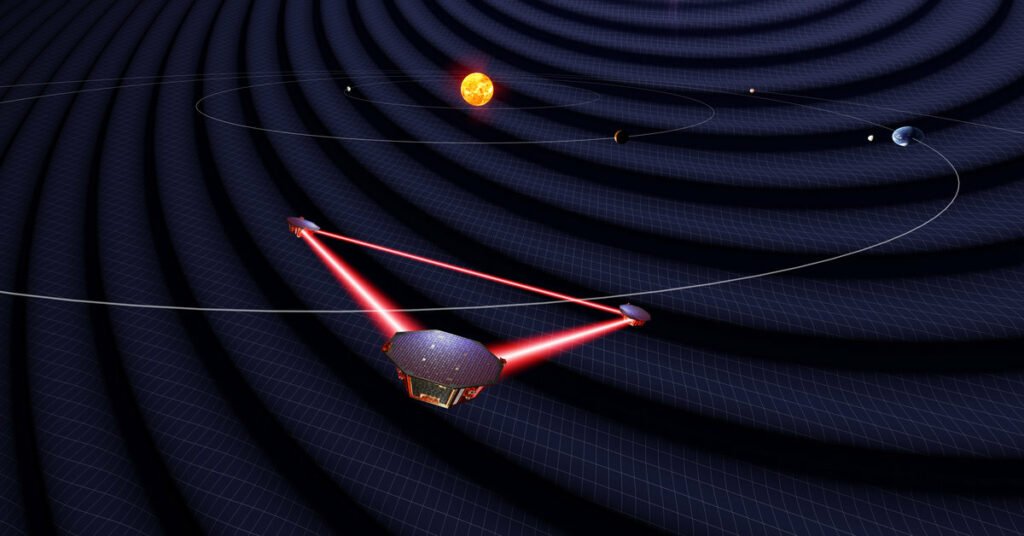 اروپا برای اولین‌بار امواج ناشی از برخورد ستارگان را در فضا بررسی می‌کند