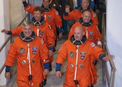 اندور در آخرین مأموریت خود، اس‌تی‌اس-134، به فضا پرتاب شد