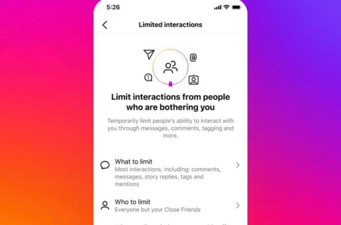 ویژگی جدید اینستاگرام با محدود کردن تعاملات ناخواسته از کاربران نوجوان محافظت می‌کند