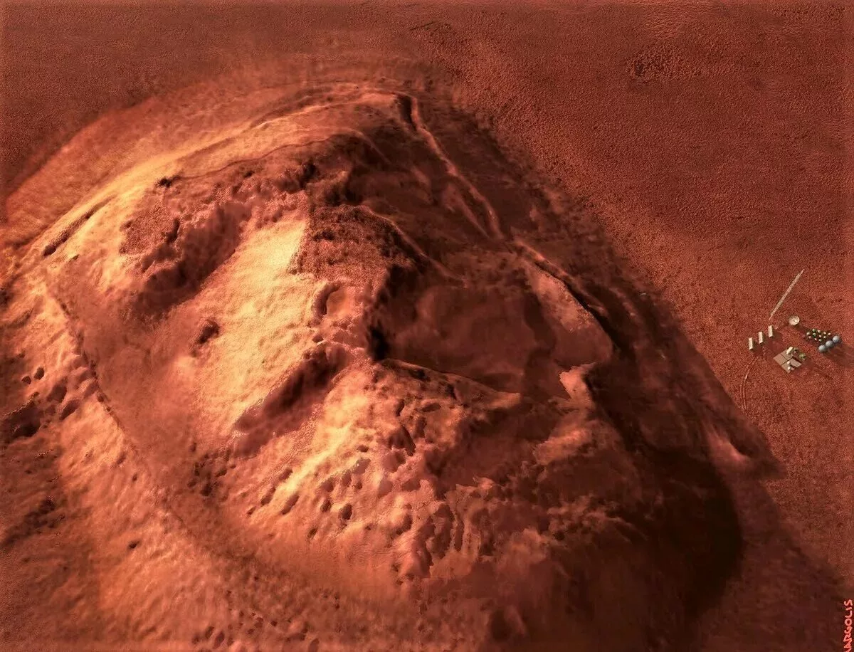 وایکینگ 1 چهره بهرام را ثبت می‌کند!