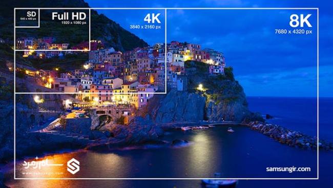 تلویزیون 8K سامسونگ