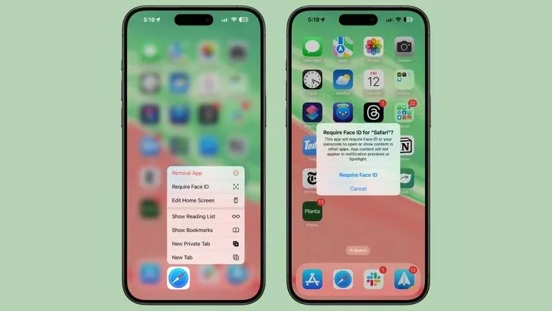 آپدیت iOS 18 رسماً انتشار شد؛ نگاهی به 8 ویژگی تازه و جذاب_رنگو 19 قابلیت قفلکردن برنامهها در iOS 18
