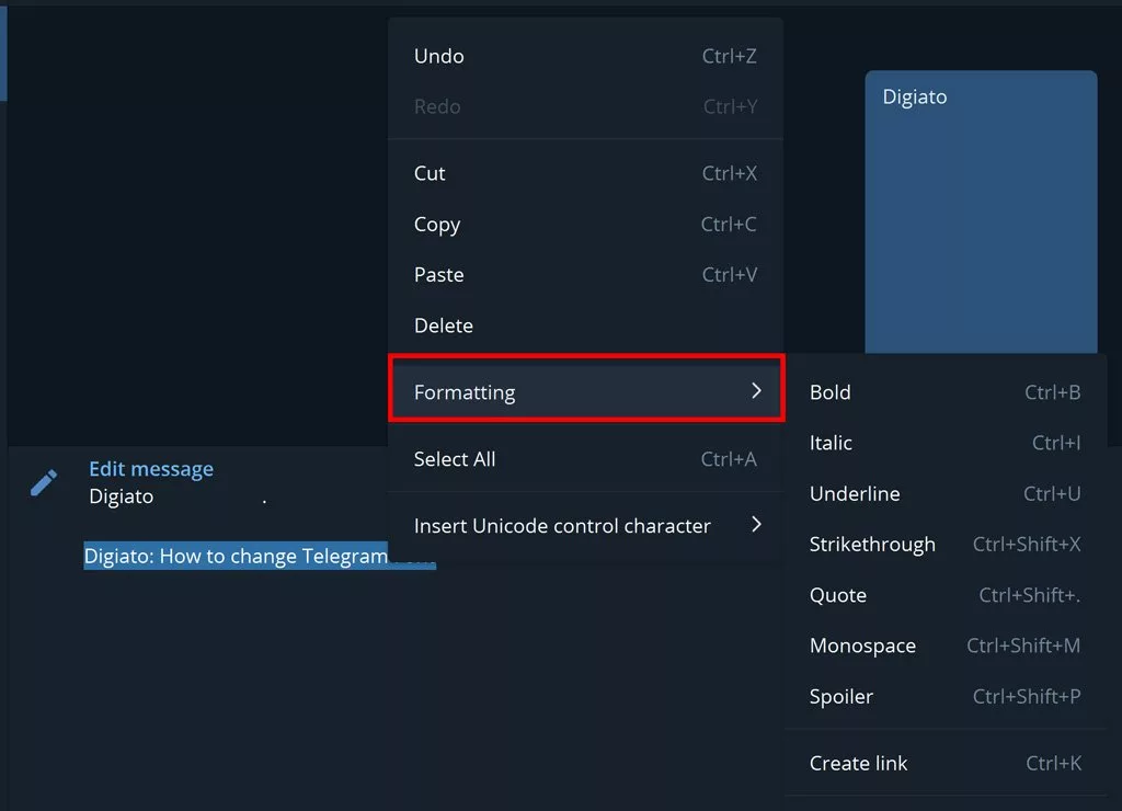 چطور فونت تلگرام را عوض کنیم؟_رنگو 17 تغییر فونت تلگرام در نسخه دسکتاپ