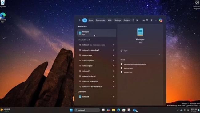 دسترسی به برنامه‌ها در ویندوز ۱۱ با قابلیت جدید پین کردن مستقیم از نتایج جستجو امکان پذیر شد