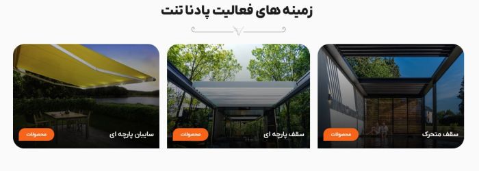 زمینه های فعالیت پادناتنت