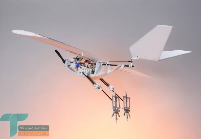 پرنده رباتیک با توانایی پرش و پرواز در محیط‌های پیچیده