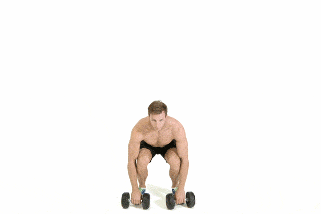 ورزش با دمبل؛ ۲۷ تمرین با دمبل برای تحکیم عضلات_رنگو 86 ورزش با دمبل - حرکت دمبل کلین