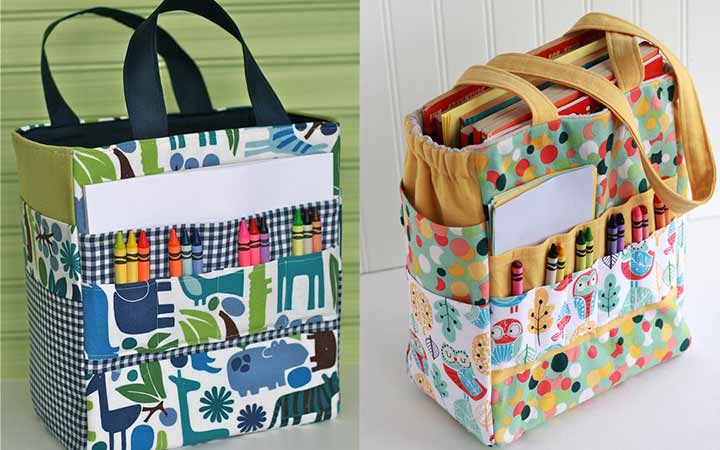 ایده برای عیدی دادن به بچه ها - ساک نقاشی