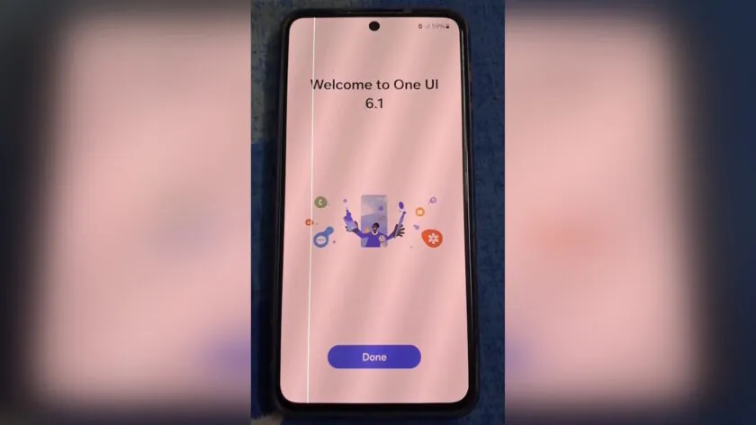 ویدیوی ایجاد خط سبز برروی گلکسی S21 FE