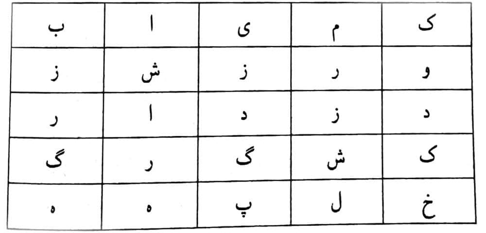 ۱۱ بازی فکری برای تحکیم حافظه مختصر مدت_رنگو 32 بازی جدول حروف درهم
