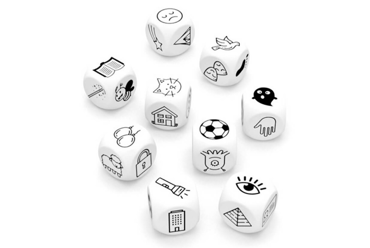 ۱۱ بازی فکری برای تحکیم حافظه مختصر مدت_رنگو 37 تاس های داستانسازی با کلمات تصادفی