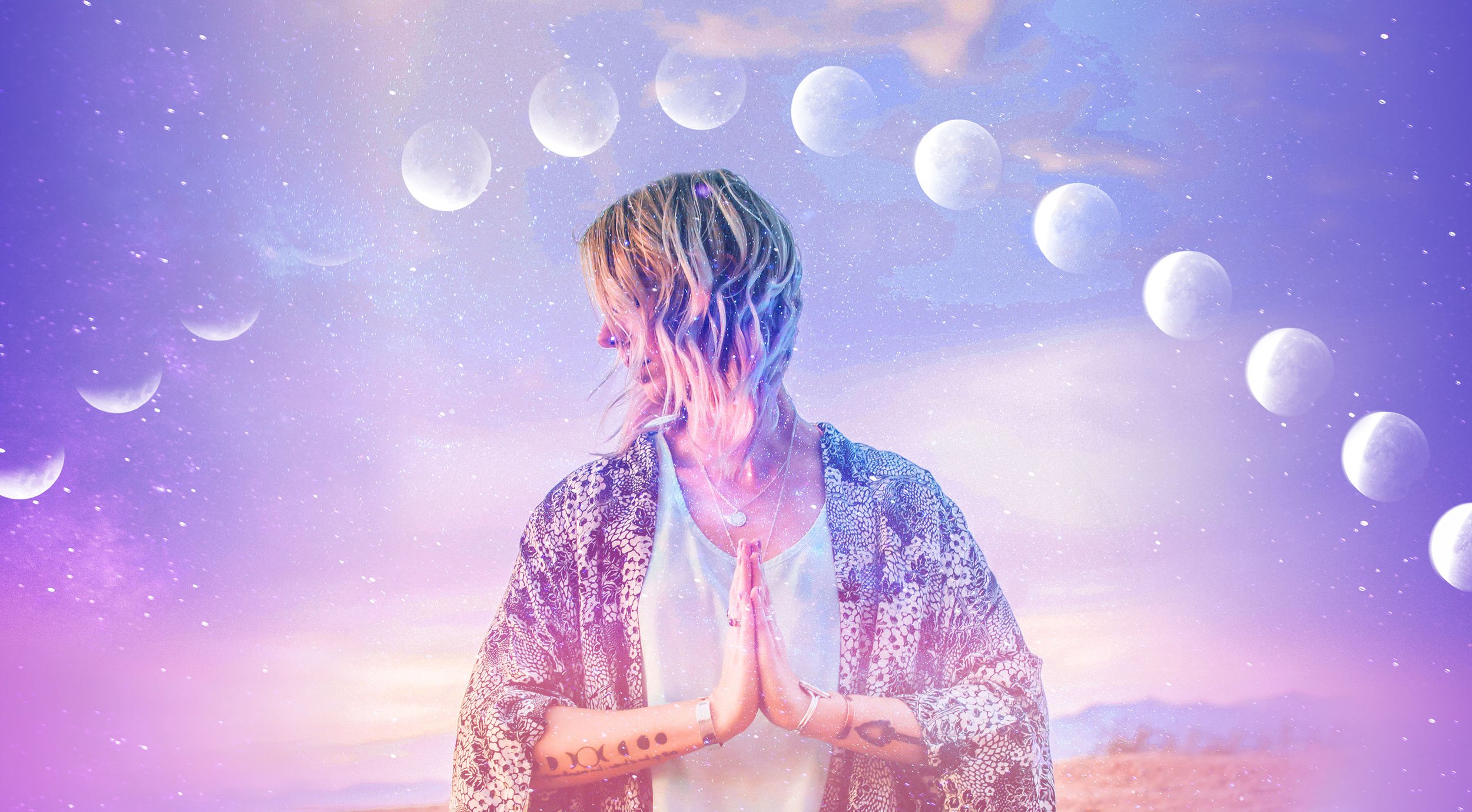 مدیتیشن ماه کامل: چطور از انرژی ماه کامل امشب برای رسیدن به آرزوها منفعت گیری کنیم؟_رنگو 15 مراحل کامل شدن ماه و شکرگزاری