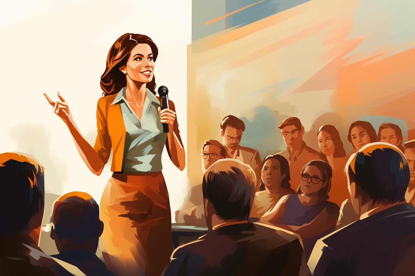 چطور با مطمعن به نفس سخن بزنیم؟_رنگو 17 صحبت کردن زن جذاب در جمعیت