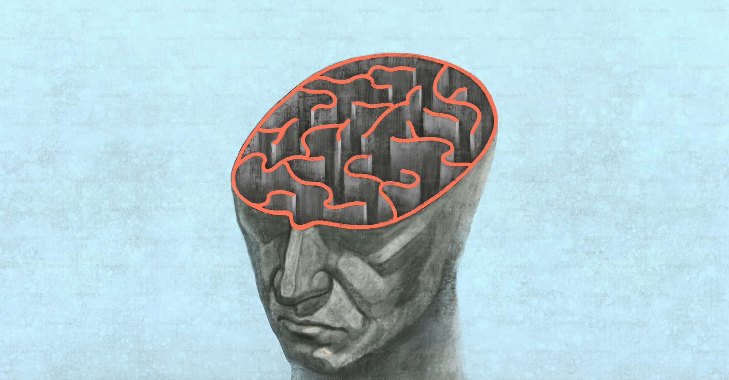 هزارتو داخل سر مجسمه