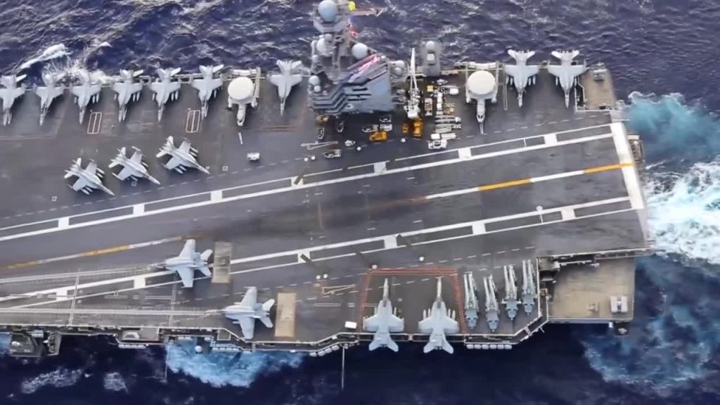 تسلیحات و قوت ناو هواپیمابر جرالد آر فورد_رنگو 22 ناو هواپیمابر جرالد آر فورد ایالات متحده