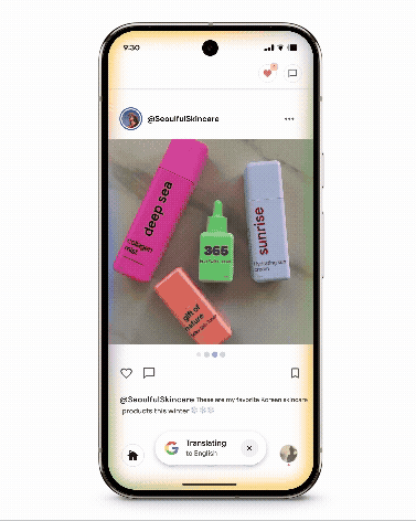 قابلیت ترجمه مدام برای Circle to Search در اندروید معارفه شد_رنگو 3 بهروزرسانی مهم Circle to Search در گوگل