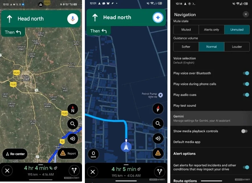 گوگل Maps جمینای