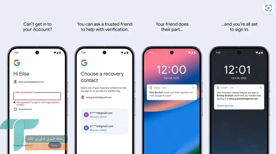 گوگل راه‌های جدید بازیابی حساب Gmail را معرفی کرد