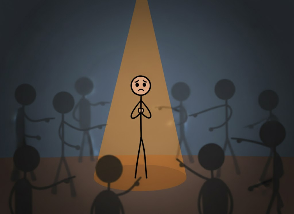 تاثییر اسپات لایت چیست و چرا دیگران آنقدر که فکر میکنید به شما دقت نمیکنند؟_رنگو 16 1761555643 655 تاثییر اسپات لایت چیست و چرا دیگران آنقدر که فکر