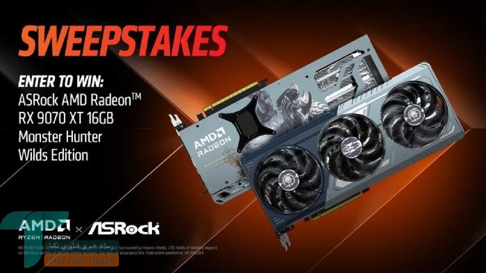 AMD پنج کارت گرافیک Radeon RX 9070 XT را به گیمرها اهدا می‌کند